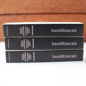 BareMinerals Original Liquid Mineral Concealer Dark 5N Full Size 0.2 oz X3